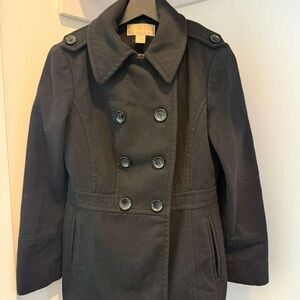 Michaels Women's Charcoal Double-Breasted Pea Coat